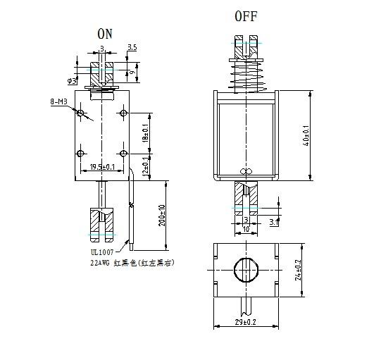 強(qiáng)推拉力電磁鐵產(chǎn)品圖片